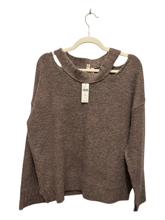 Moth Sweaters - ⭐️ ANTHROPOLOGIE ⭐️MOTH NWT Taupe Cutout Detail Crewneck Sweater